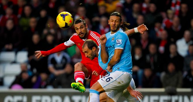 Dani Osvaldo: Scored a stunning goal as Southampton pegged back Manchester City