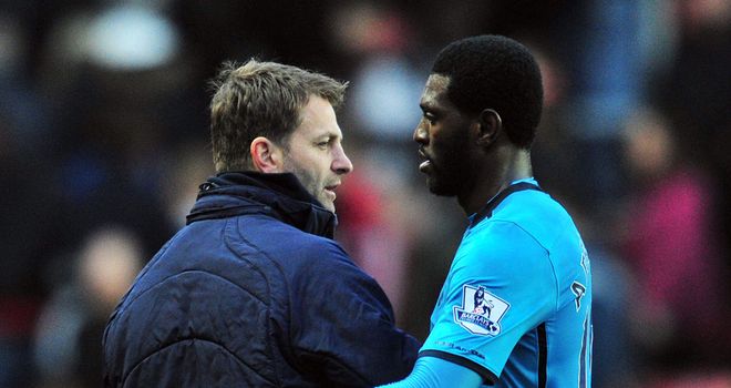 Tim Sherwood: Decision to recall Emmanuel Adebayor proved inspired on Sunday