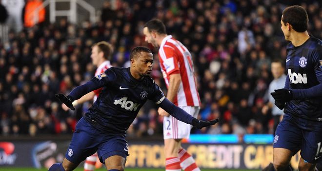 Patrice Evra: Helped to keep Manchester United on the road to Wembley