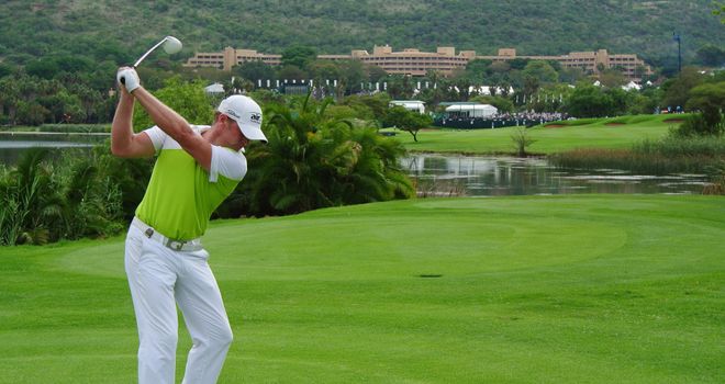 Jamie Donaldson: Three shots clear with one round of Nedbank Golf Challenge remaining