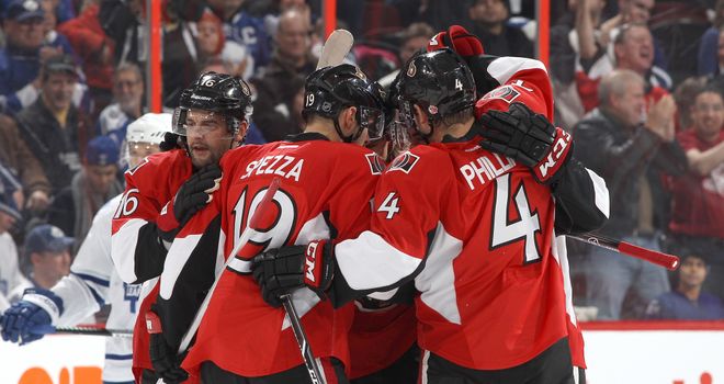 The Ottawa Senators overcame the Philadelphia Flyers