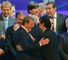 England's coach Roy Hodgson and Italy's coach Cesare Prandelli greet each other at the World Cup draw