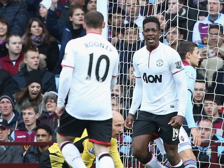 Danny Welbeck and Wayne Rooney