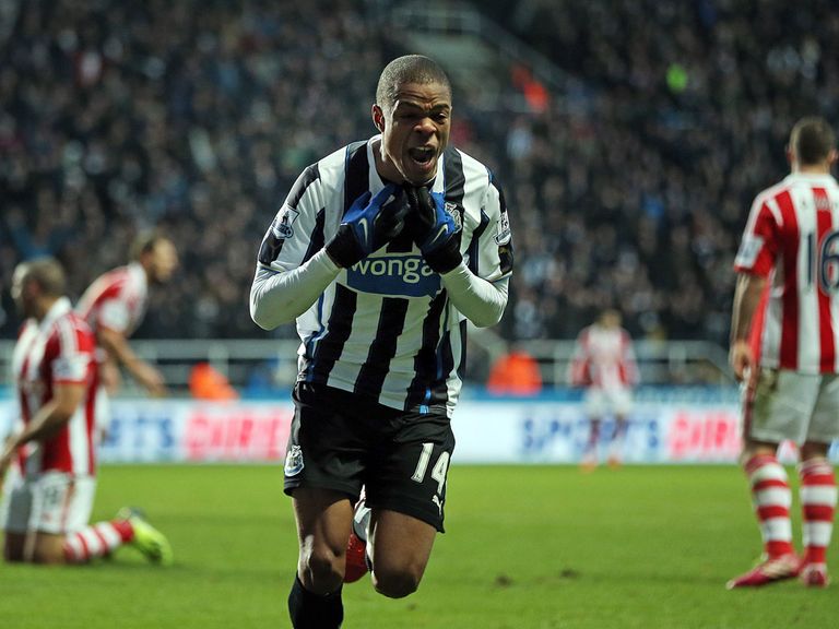 Loic Remy: Celebrates after finding the net against Stoke