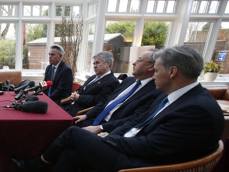 Paul Murray, Malcolm Murray, Alex Wilson and Scott Murdoch