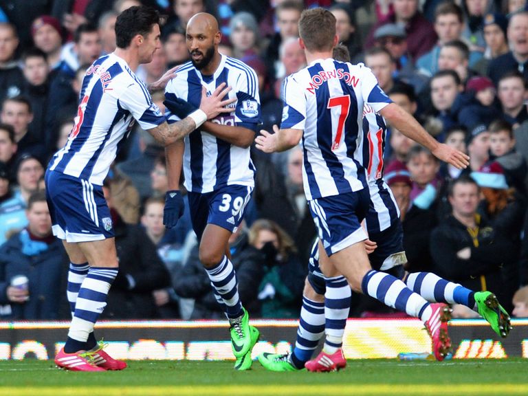 Anelka produces the quenelle against West Ham