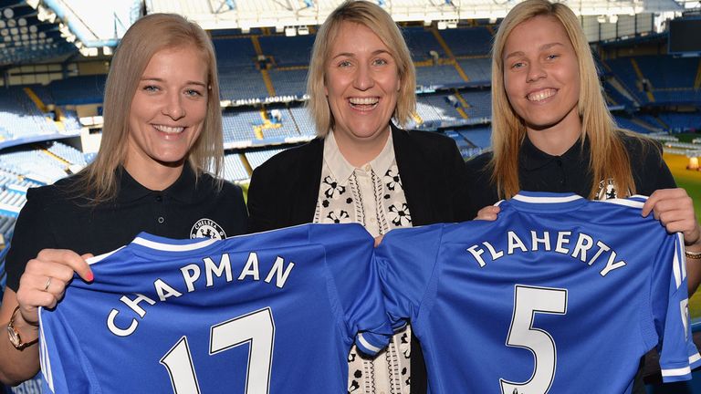 Katie Chapman signed for Chelsea in January 2014.