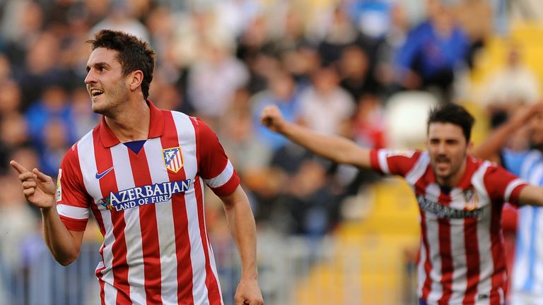 Koke: a key man for Atletico in their game with Barcelona.