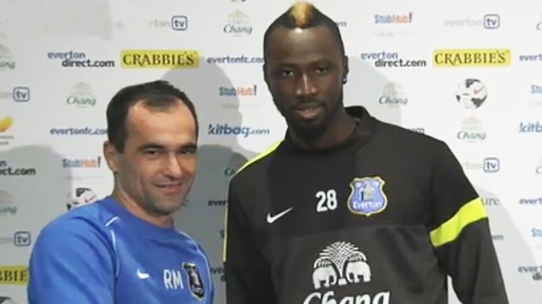 Roberto Martinez: Everton boss ready to call on striker Lacina Traore