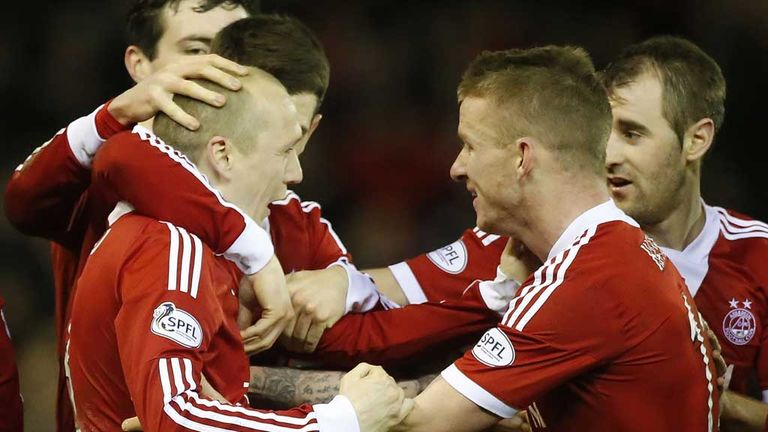 Willo Flood receives the plaudits after his superb late winner