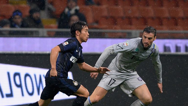 Yuto Nagatomo was on target for Inter Milan