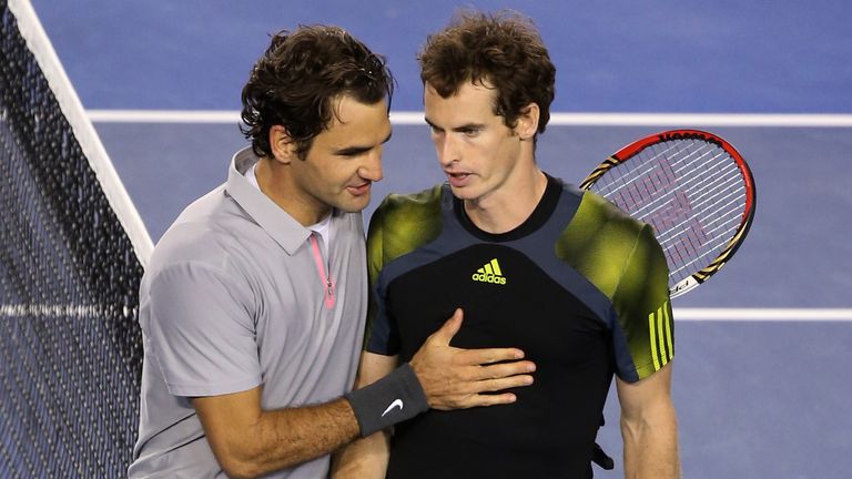 Andy Murray beat Roger Federer at last year's Australian Open