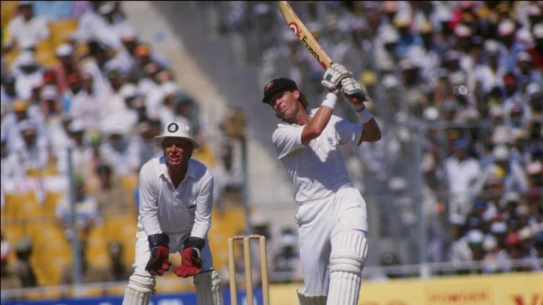 Dean Jones battled his way to an innings of 210 through unbearably humind conditions in Chennai