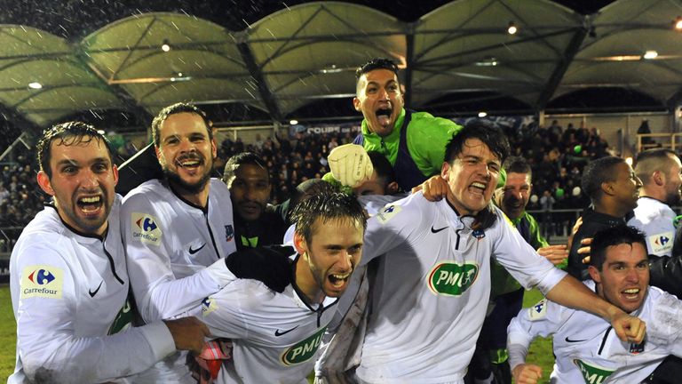 Yzeure: Celebrate after their victory against Lorient