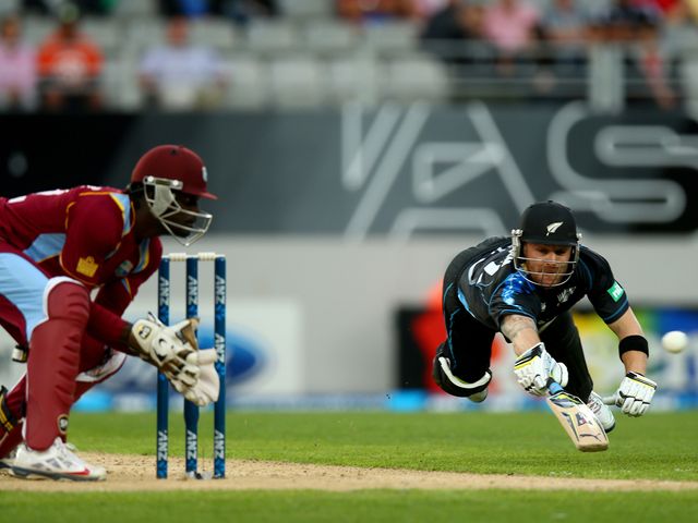 Brendon McCullum on his way to 60 nout out for New Zealand