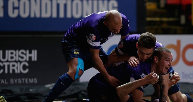Scott Davies: Gave Oxford a two-goal lead in the first half