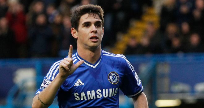 Oscar: Netted a wonderful free-kick to fire Chelsea into the fifth round