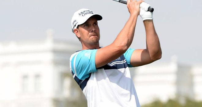 Henrik Stenson practising ahead of this week's Qatar Masters at Doha