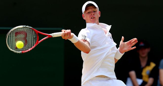 Kyle Edmund at SW19 last summer