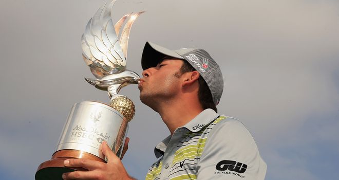 Pablo Larrazabal: Spaniard takes a liking to the Abu Dhabi trophy
