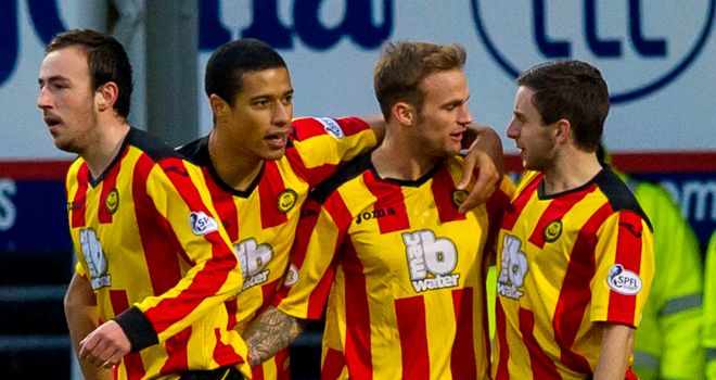Partick: Celebrate Kallum Higginbotham's acrobatic early opener
