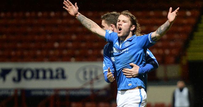 Stevie May: Helped St Johnstone on their way to the last eight