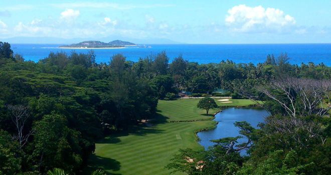 The remarkable view from the 18th tee