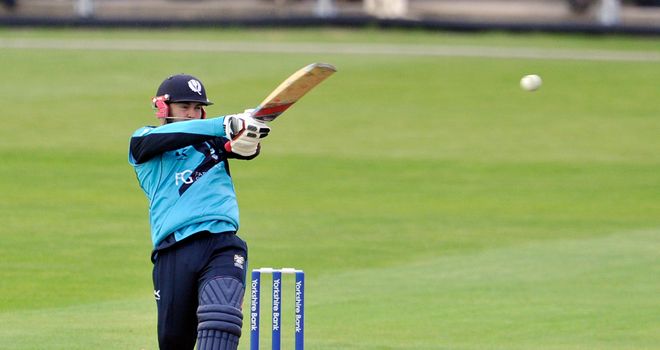 Preston Mommsen: Scotland batsman fell six short of a century