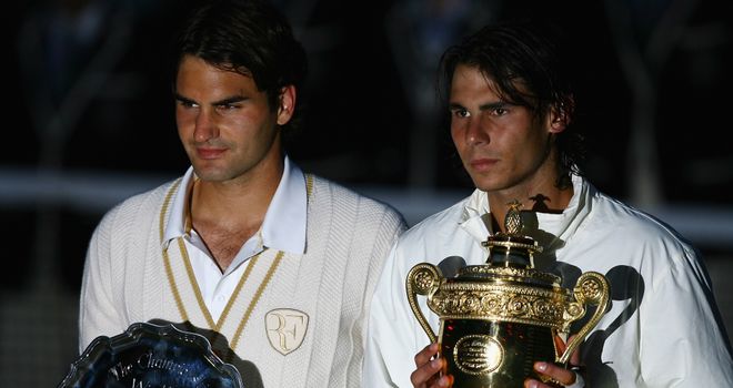 Rafael Nadal dethroned Roger Federer in fading light at Wimbledon in 2008