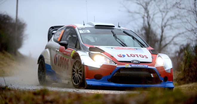 Robert Kubica: Put in an impressive drive on first day of Monte Carlo rally