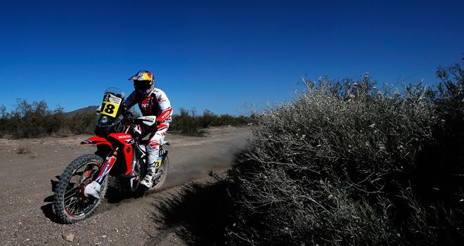 Sam Sunderland: In third place overall after stage two of Dakar Rally
