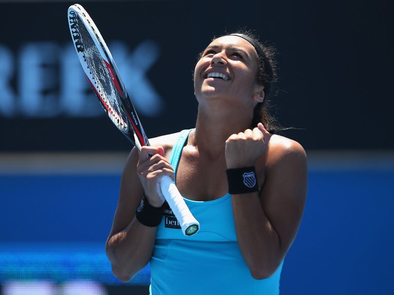 Heather Watson: In the main draw for the Australian Open