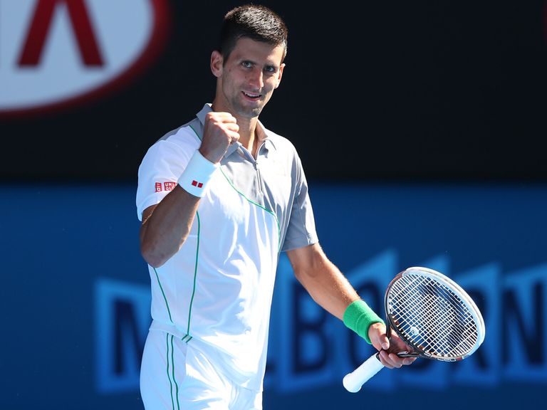 Novak Djokovic: Won in straight sets