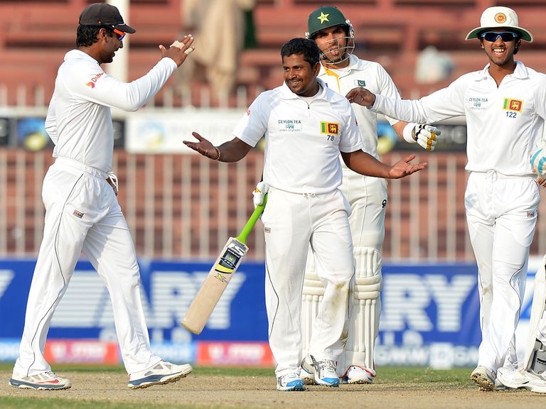 Rangana Herath: Took five wickets for Pakistan