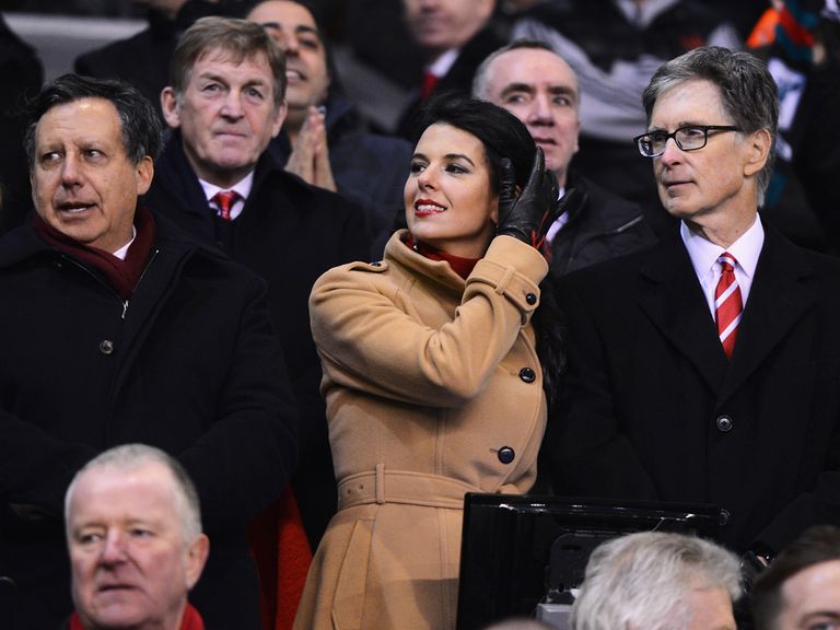 John Henry (far right): Took to Twitter over Fulham match