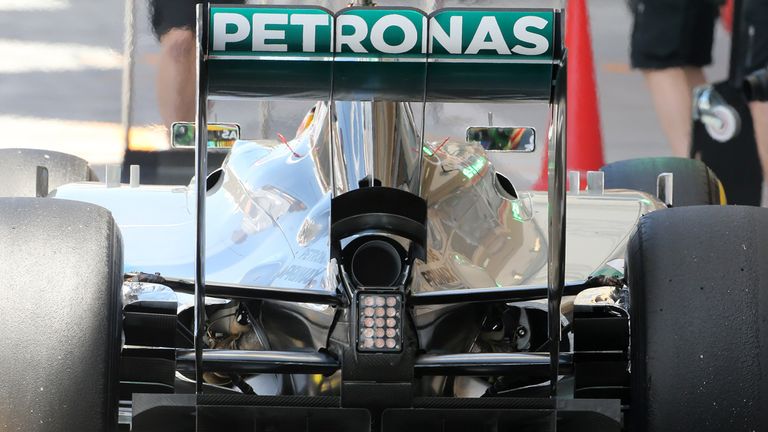 Exhaust gasses now exit through a single pipe