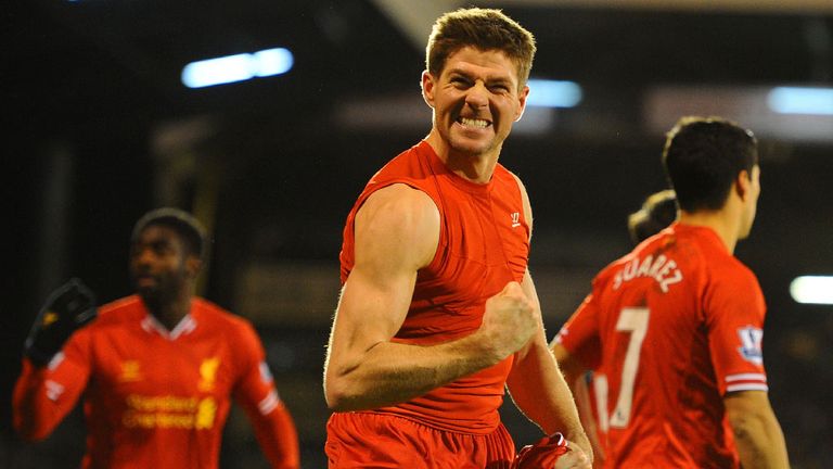 Steven Gerrard: His late penalty gave Liverpool a 3-2 win at Fulham