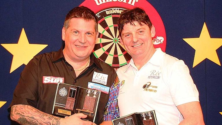 Gary Anderson and Justin Pipe: German Darts Championship finalists