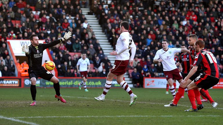 Keith Treacy: Scores Burnley's equaliser