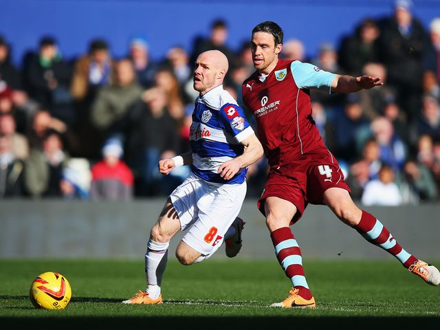 Andrew Johnson battles with Michael Duff