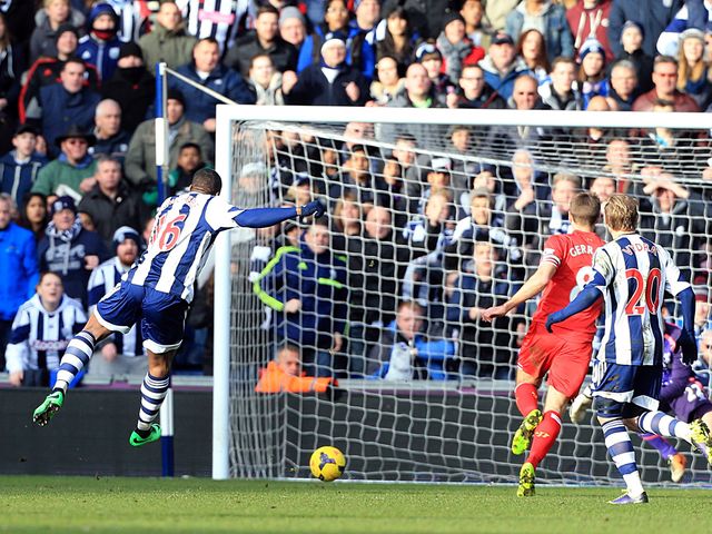 Victor Anichebe scored West Brom's equaliser