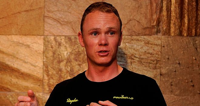 Chris Froome: Arrived in Harrogate on Wednesday