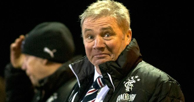 Ally McCoist: Happy with a solid performance at Stranraer