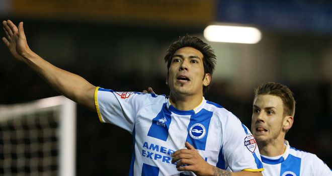 Leonardo Ulloa: On target for Brighton