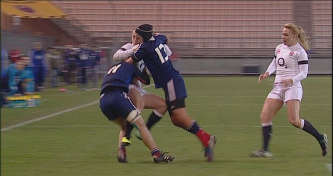 France women ran out 18-6 winners in their Six Nations clash against England