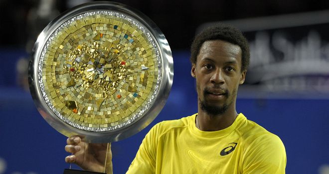 Gael Monfils: Beat fellow countryman Richard Gasquet in the final