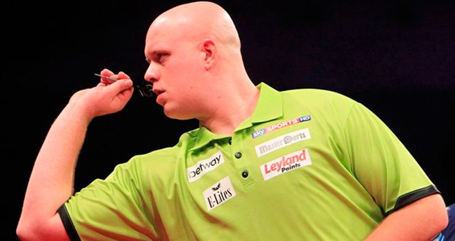 Van Gerwen: Facing compatriot van Barneveld in Glasgow