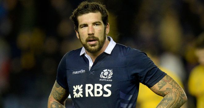 Jim Hamilton: Scotland lock turned ankle