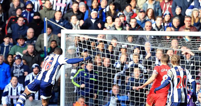 Victor Anichebe: Fires in the equaliser for West Brom