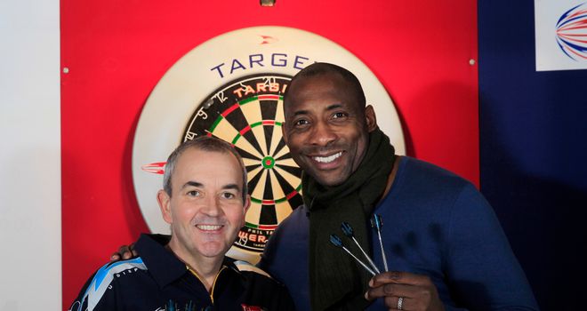 Phil Taylor and Johnny Nelson: bonded over a game of 501